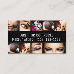 Professionell Makeup Artist Beauty Salon Visitkort