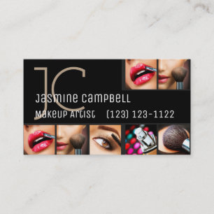 Professionell Makeup Artist Beauty Salon Visitkort