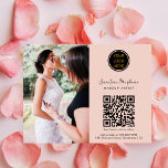 Professionell Makeup Artist Business Logotyp QR-ko<br><div class="desc">QR-koden kan användas för att dirigera kunder till webbplatsen,  där de kan lära sig mer om dina tjänster. Flygflygaren kan användas för att marknadsföra dina tjänster och skapa en professionell leta efter ditt varumärke.</div>