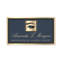 Professionell Makeup Artist Eyelash Guld Smoky Blu