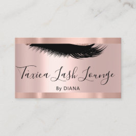 Professionell Makeup Artist Eyelash Unique Ro Visitkort