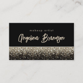 Professionell Makeup Artist Glamor Glitter Card Visitkort