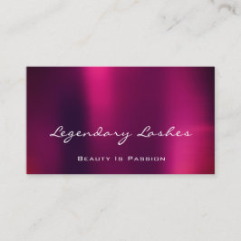 Professionell Makeup Artist Holograph Lila Berry Visitkort