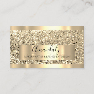 Professionell Makeup Artist Lash Event Planner Gul Visitkort