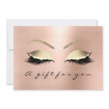 Professionell Makeup Artist Lash Extension Guld