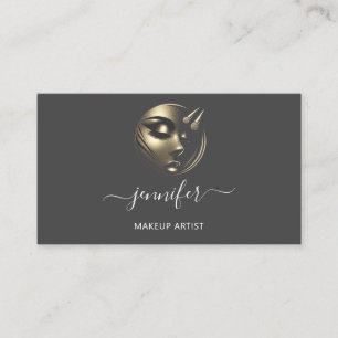 Professionell Makeup Artist Lash Logotyp QR Code G Visitkort