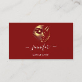 Professionell Makeup Artist Lash Logotyp QR Code R Visitkort