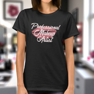 Professionell Makeup Artist Lipstick Kiss T-Shirt