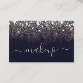 Professionell Makeup Artist Luminous Glitter Spark Visitkort