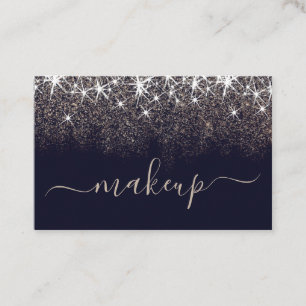 Professionell Makeup Artist Luminous Glitter Spark Visitkort