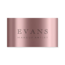 Professionell Makeup Artist Ro avtalskort