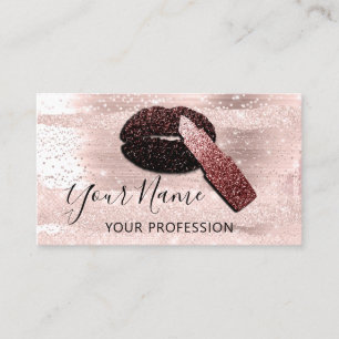Professionell Makeup Artist Ro Kiss Läppar Visitkort