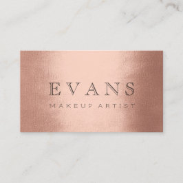Professionell Makeup Artist Ro  Möte Tidsbeställning Kort