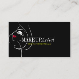 Professionell Makeup Artist Visitkort