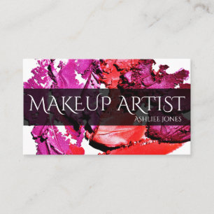Professionell Makeup-artist Visitkort