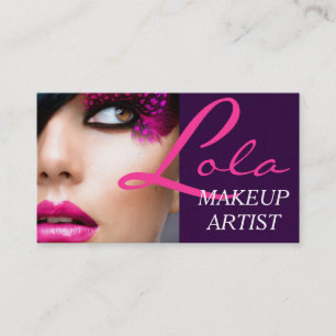 Professionell Makeup-artistkort Visitkort