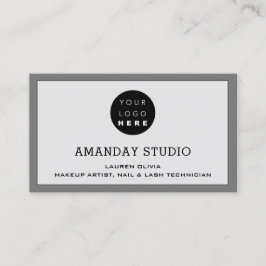 Professionell Makeup-avtalat Logotyp för avtalat k Visitkort