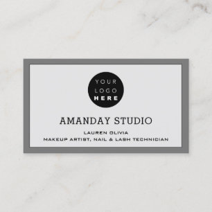 Professionell Makeup-avtalat Logotyp för avtalat k Visitkort