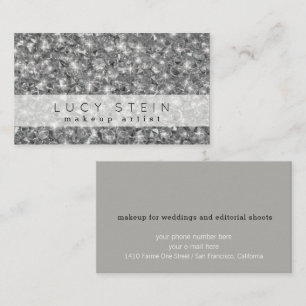 Professionell Makeup Beauty Chic Diamonds Visitkort