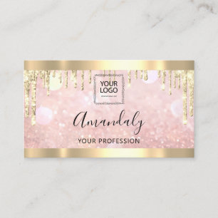 Professionell Makeup Esthetician Lash QR Logotyp D Visitkort