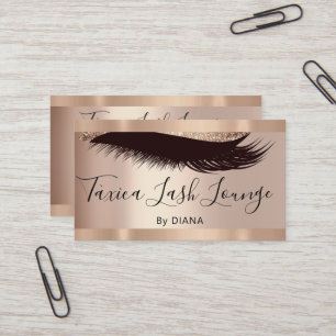 Professionell Makeup Eyelash Ro Glitter QRCODE Visitkort