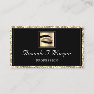 Professionell Makeup-konstnärer binder samman mikr Visitkort