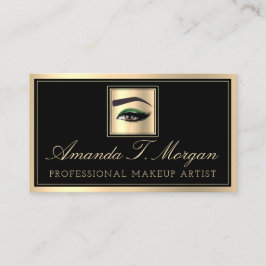 Professionell Makeup Lash Extension VIP Brown Öga Visitkort