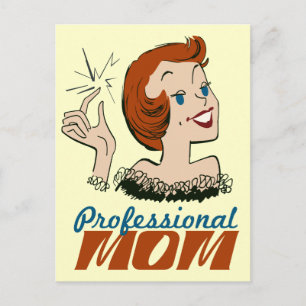 Professionell Mamma Vykort