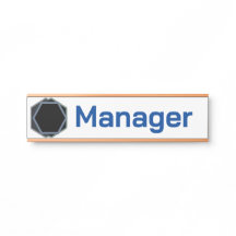 Professionell Manager Namn bricka