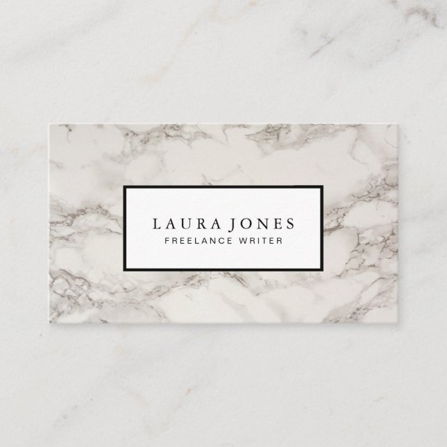 Professionell Marble Visitkort (Framsida)