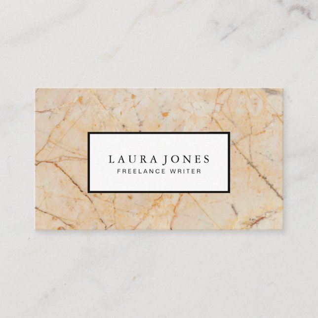 Professionell Marble Visitkort (Framsida)