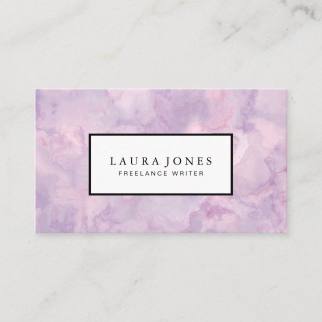 Professionell Marble Visitkort (Framsida)