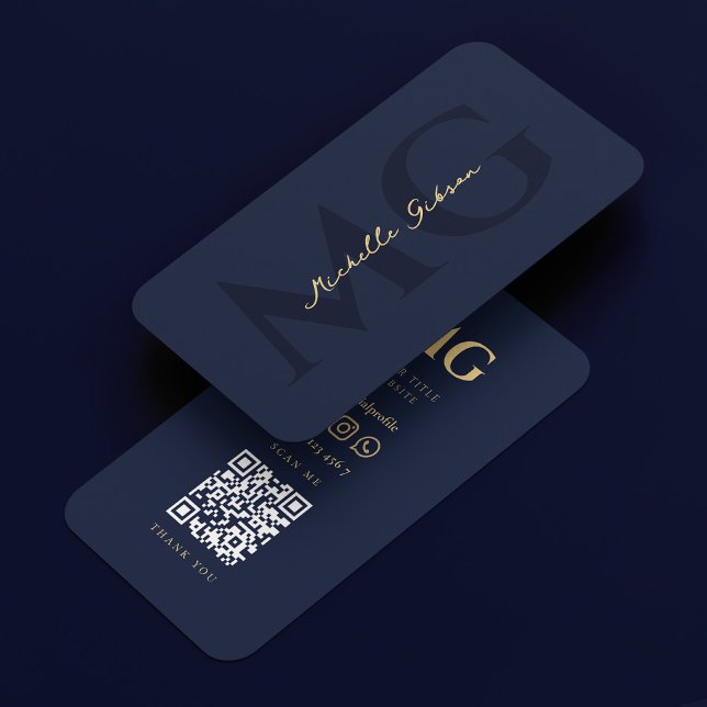 Professionell Marknadsföring Mörk Navy Blue Modern Visitkort (Professional Marketing Dark Navy Blue Modern Business Card
)
