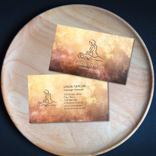 Professionell Massage Therapist Lotus CHIROPRACTOR Visitkort