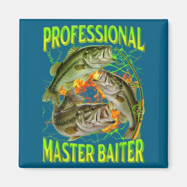 Professionell Master Baiter Rolig Fiskememe Stövel Magnet (Framsidan)