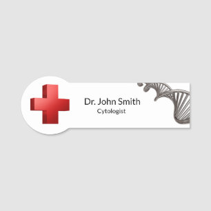 Professionell Medical Science DNA Strand Kor Namnbricka