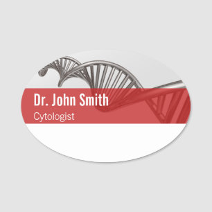 Professionell Medical Science DNA Strand Namnbricka