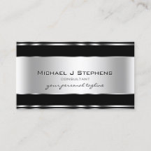 Professionell Metall Elegant Modern Silver Svart