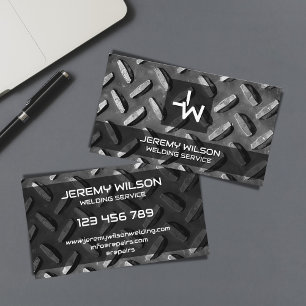 Professionell Metall Welder Construction Handyman Visitkort