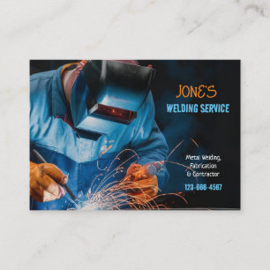 Professionell Metall Welder, Fabricationsentrepren Visitkort