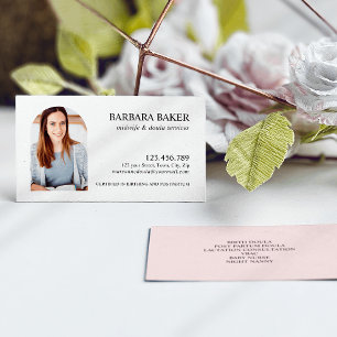 Professionell Midfru Doula Photo Arch Visitkort
