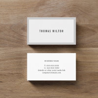 Professionell Minimal Light Grått White Consultant