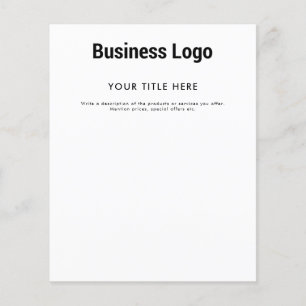 Professionell - Minimal Logotyp för företag - sälj Flygblad