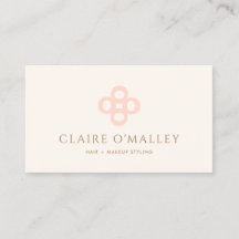 Professionell Minimal Modern Reflent O Monogram