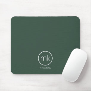 Professionell Minimal monogram första Grönt av sko Musmatta