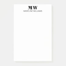 Professionell Minimalist Initialer Business Office