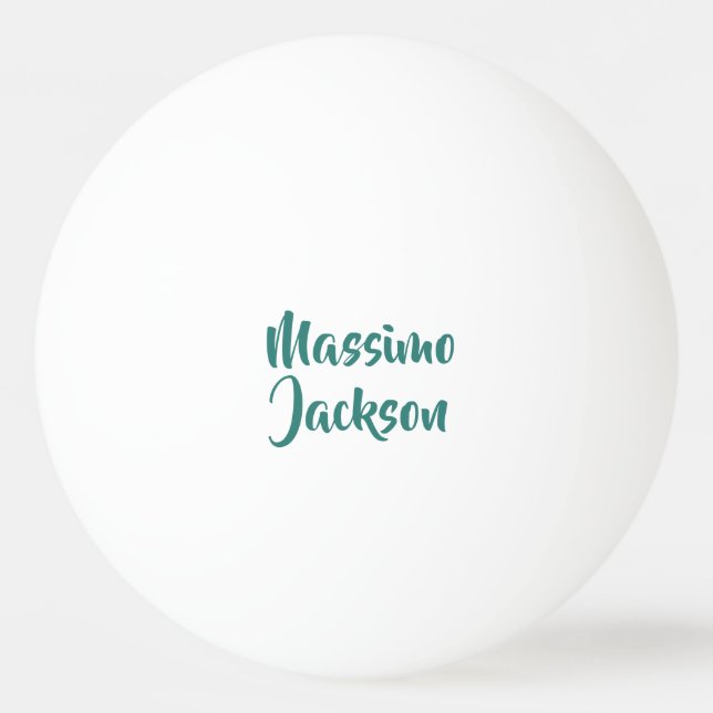 Professionell minimalistisk anpassad namn pingisboll (Framsidan)
