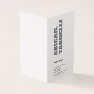 Professionell minimalistisk djärv modern enkel anp visitkort