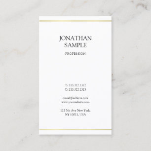 Professionell - Minimalistisk Elegant - modern des Visitkort