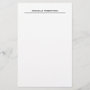 Professionell Minimalistisk Enkel Modern Brevpapper
